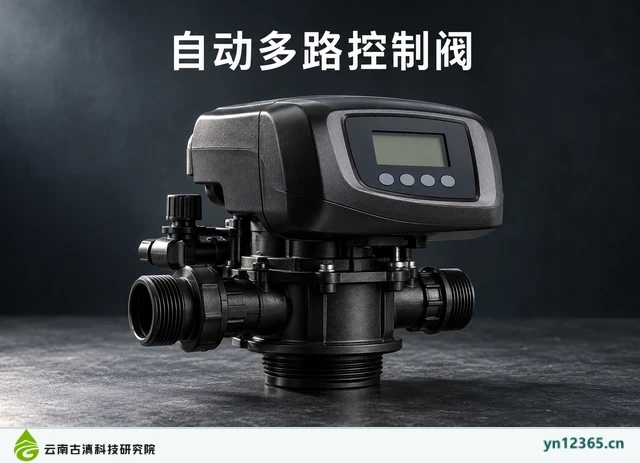 自动多路控制阀，AI辅助示意