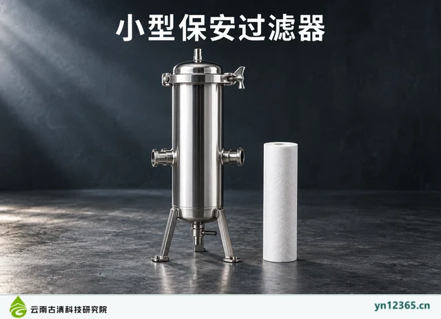 小型保安过滤器，AI辅助示意