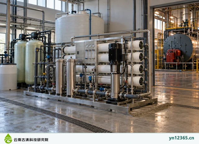 锅炉补水设备，AI辅助示意