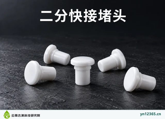 二分快接堵头，AI辅助示意
