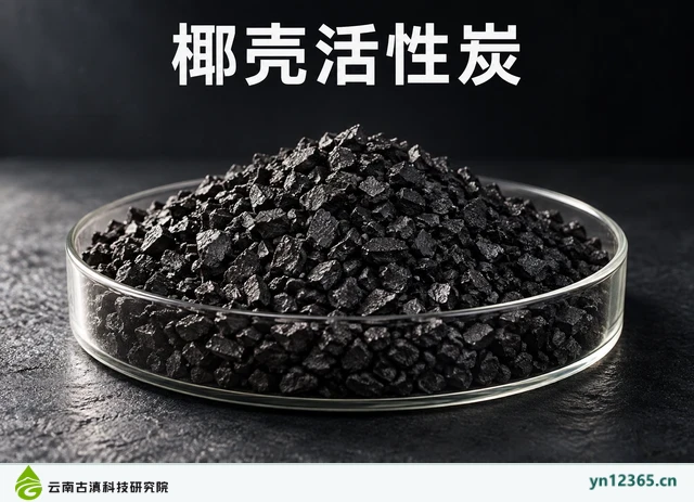 椰壳活性炭,AI辅助示意