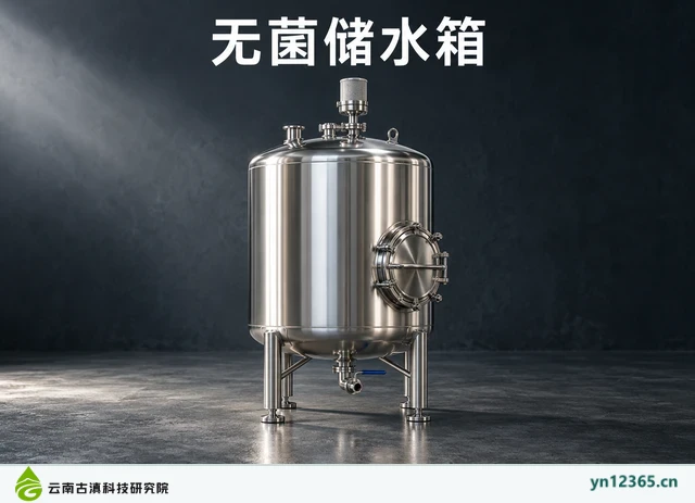 洁净储水罐配置视角 2，AI辅助示意