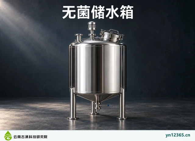 洁净储水罐配置视角 1，AI辅助示意