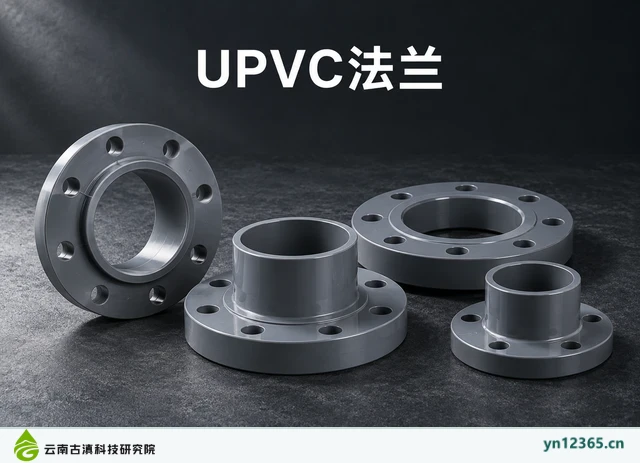 UPVC法兰，AI辅助示意