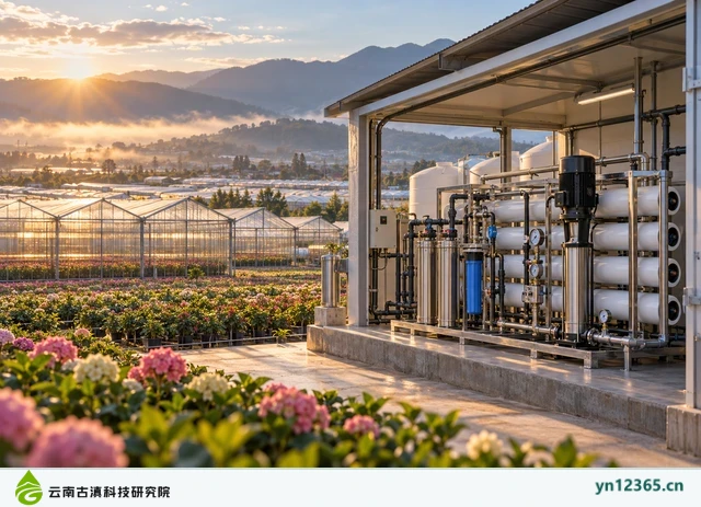 鲜花基地晨光，AI辅助示意