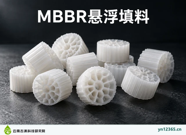 MBBR悬浮填料，AI辅助示意