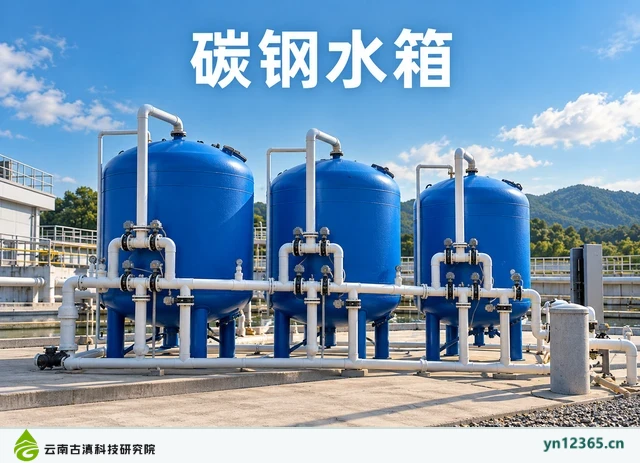 蓝色三罐机房配套，AI辅助示意