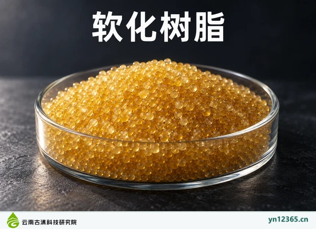软化树脂，AI辅助示意