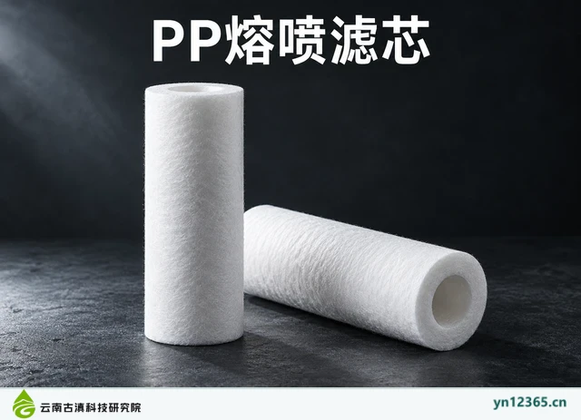 PP熔喷滤芯，AI辅助示意