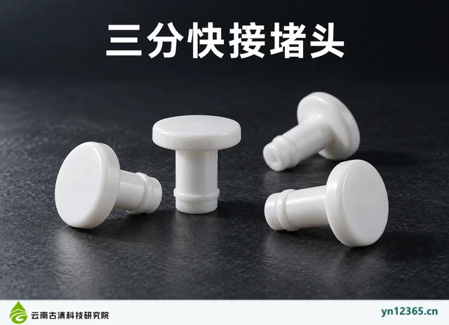 三分快接堵头，AI辅助示意