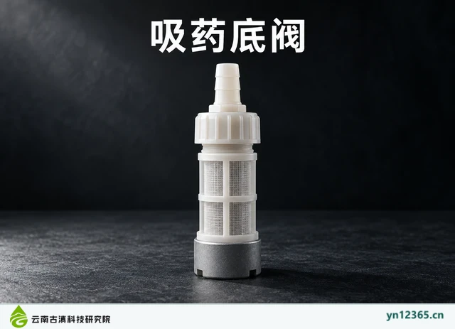 吸药底阀，AI辅助示意