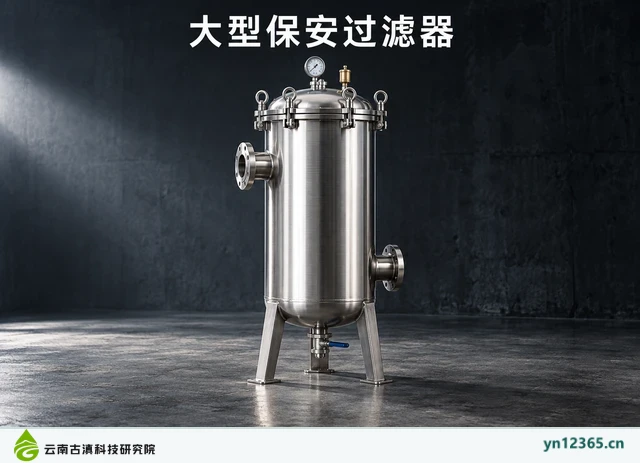 大型保安过滤器，AI辅助示意