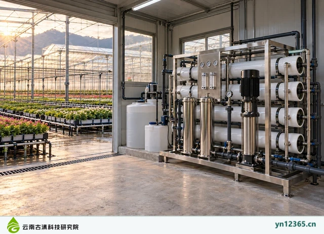 鲜花育苗，AI辅助示意