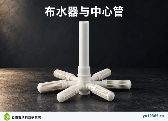 布水器与中心管，AI辅助示意
