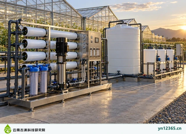 水肥一体化配肥间，AI辅助示意